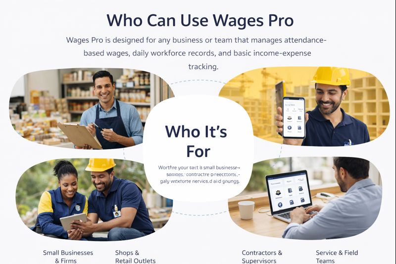 Business team using mobile app